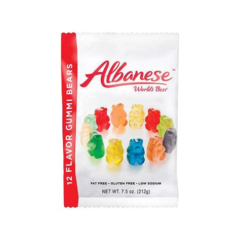 Albanese 7.5 oz 12 Flavors Gummy Bears - pack of 12 | Oriental Trading