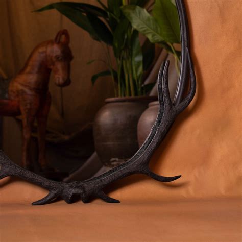 Antelope Wall Mirror – Peacock Life by Shabnam Gupta