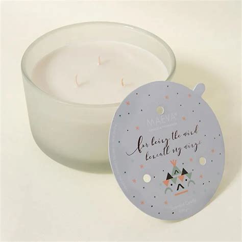 Buy White Frosted 3-Wick Candle Online | The Maeva Store
