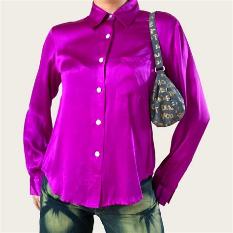 Women's Pink and Purple Shirt | Depop