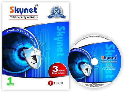 Sky Net Antivirus Total Security 1 user 1 year : Amazon.in: Software