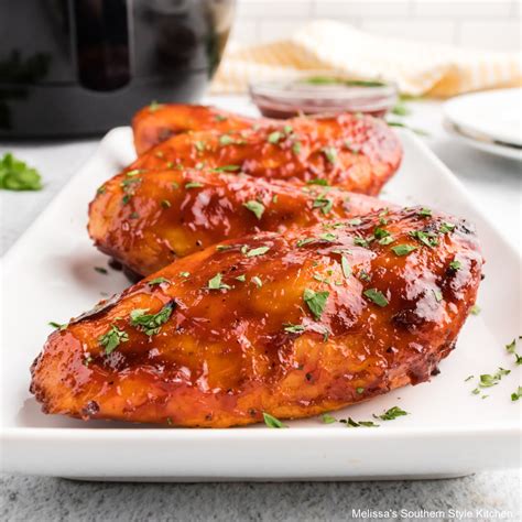 Air Fryer Barbecue Chicken Breasts - melissassouthernstylekitchen.com