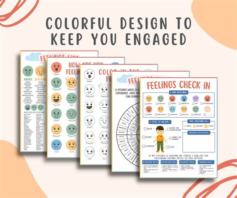 5 Feelings check-in worksheets – MindSpace