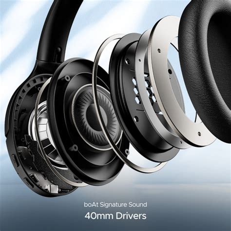 boAt Rockerz 551 ANC with Hybrid ANC, 100 HRS Playback, 40mm Drivers ...