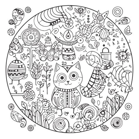 Doodle Coloring Pages Elegant Doodle Free Coloring Pages Doodle ...