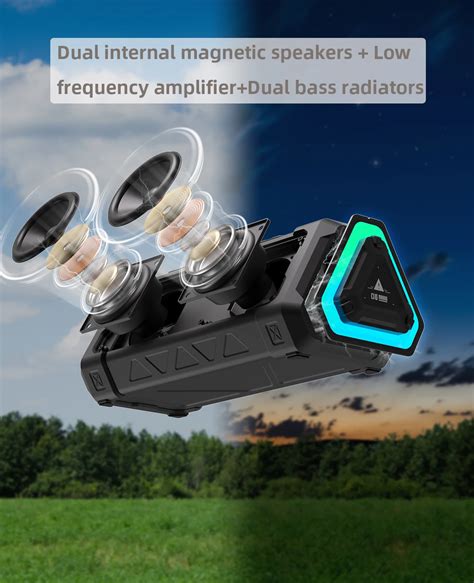 MLOVE P3 Outdoor Bluetooth Speaker, 40W Output Power Bluetooth 5.3 ...