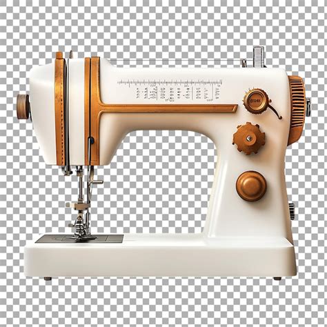 Png sewing machine against a transparent background for textile design ...