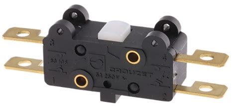 83106022 Crouzet | Crouzet Plunger Limit Switch, NO/NC, SPDT, Polyamide ...