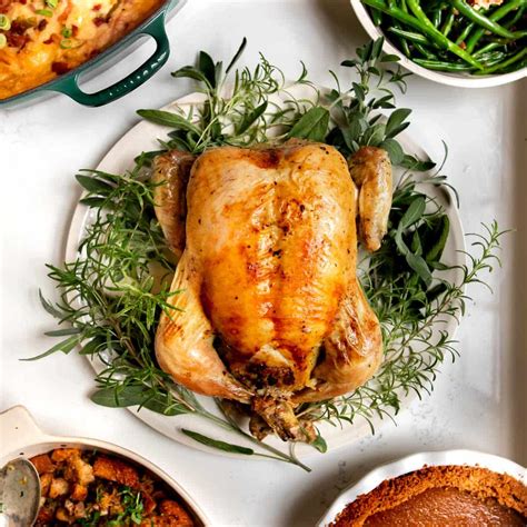 Thanksgiving Chicken with Sage and Rosemary - Chef Sous Chef