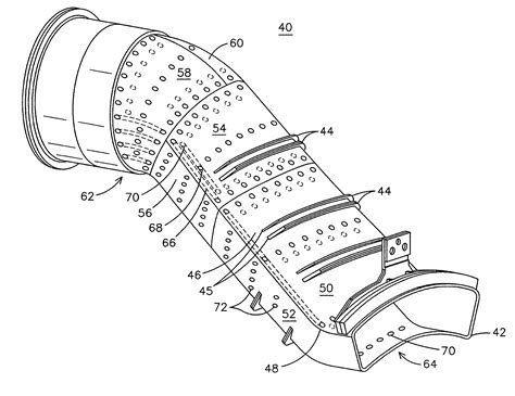 Cooled gas turbine transition duct - Eureka | Patsnap