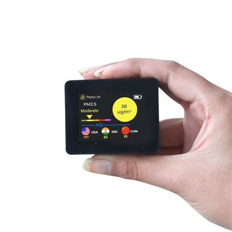 Prana Air Pocket Air Quality Monitor PM2.5, PM10 | Smallest Portable ...