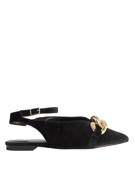 Buy Wide Fit Chain Detail Flat Slingback Shoes at Marks & Spencer