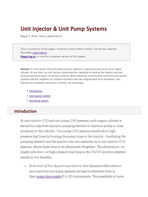 Image result for Unit Injector Working