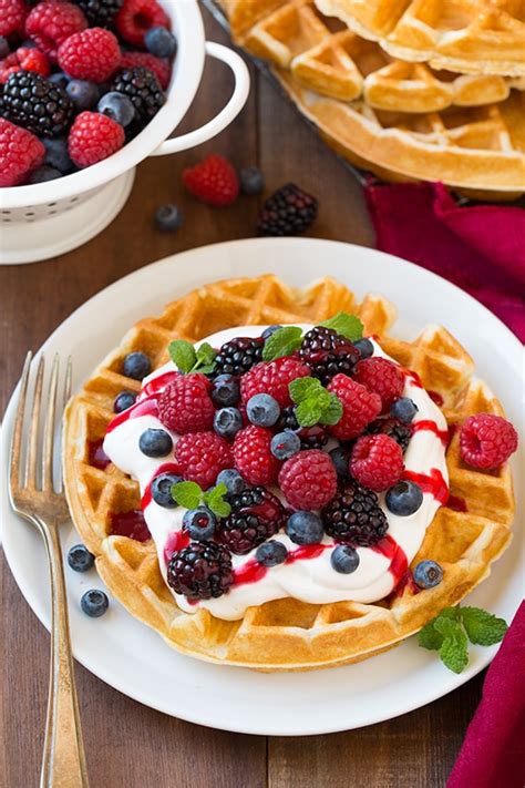 Buttermilk Waffles » Persnickety Plates