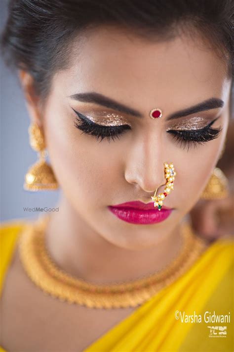 Image result for Marathi Bride Makeup