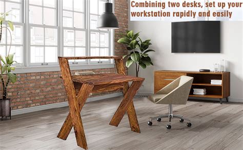 AASALIYA Art Solid Sheesham Wood Study Table for Adults | Wooden Desk ...