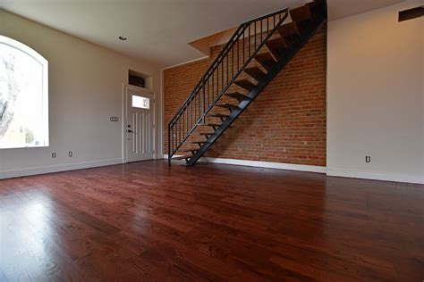 Red Mahogany Stain on #2 Red Oak Flooring - The Flooring Artists