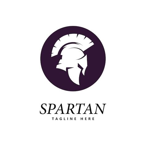 Logo Spartan Vector Logo Spartan Helmet | Vettore Premium