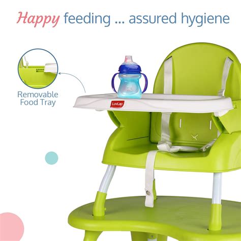 LuvLap 4 in 1 Convertible Baby High Chair with 5 point Safety belts ...