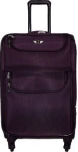 Polo House USA L002 Expandable Cabin Suitcase 4 Wheels - 20 inch Purple ...