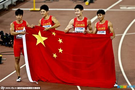 中国男子4x100米接力摘银 创历史最好成绩（组图） -国际频道-新华网