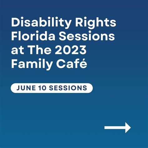 Disability Rights Florida | June 10 Sessions at The Family Café Pt. 1 🧑 ...