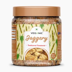 Veganic Organic Jaggery | Desi Natural Gud Cubes | Gur Balls Block ...