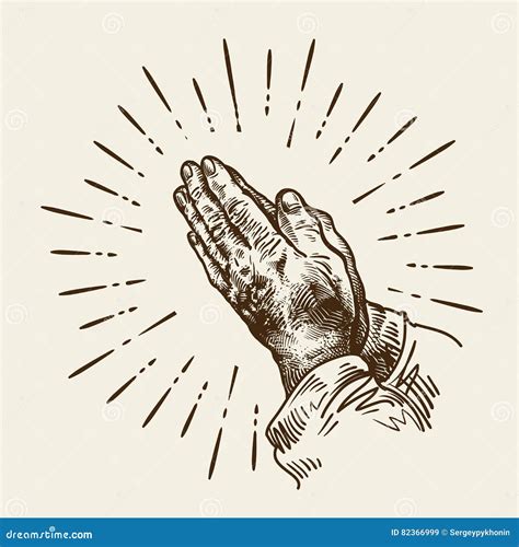 Praying Hands/eps Vector Illustration | CartoonDealer.com #5377182