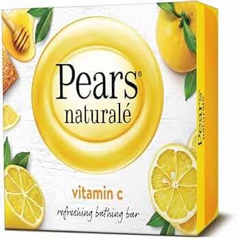 Pears Naturale Refreshing Vitamin C 100g Bathing Bar with Natural ...