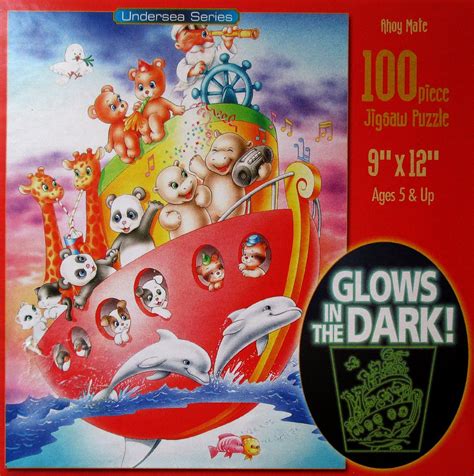 Buy Ahoy Mate Jigsaw Puzzle 100 piece 9" X 12" Undersea Series Glows in ...