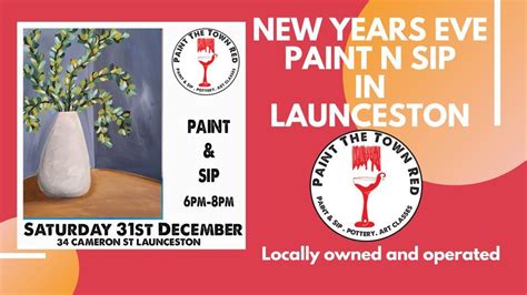 Locally owned paint n sip in Launceston , Paint The Town Red Launceston ...