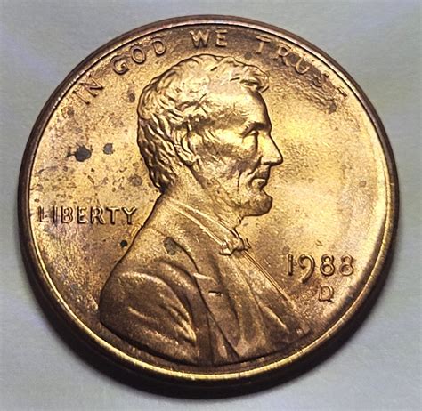 1988-D One Cent Date With Ridges On Date - Coin Community Forum