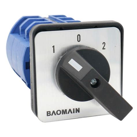 Baomain Universal Rotary Changeover Switch SZW26-63 660V 63A 3 Position ...