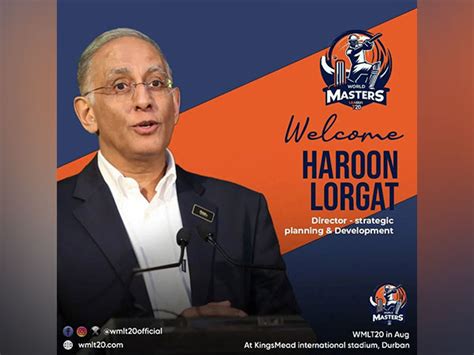 World Masters League welcomes Haroon Lorgat as director of strategy and ...