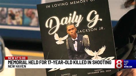 Memorial held for 17-year-old killed in New Haven shooting