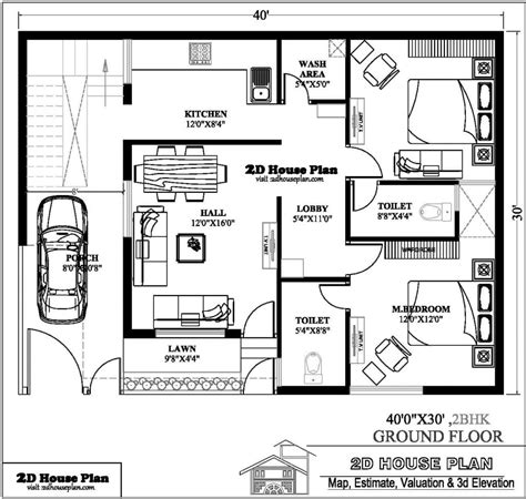 40×40 House Floor Plans India | Review Home Co