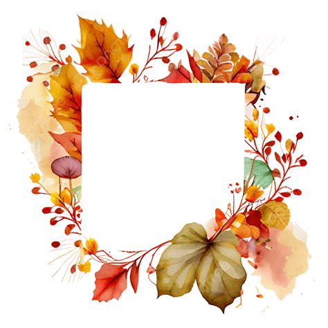 44+ Free Autumn Elements Of Frames Vector