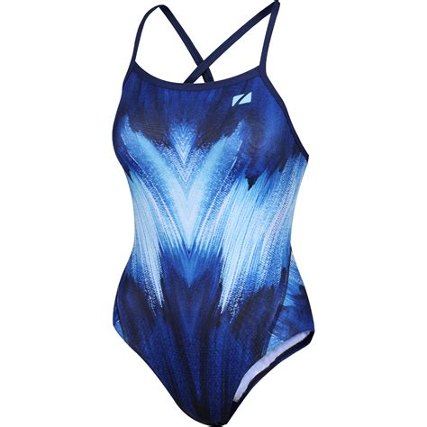2023 Zone3 Womens Cosmic 3 0 Strap Back Swimming Costume SW20WCSB120 ...