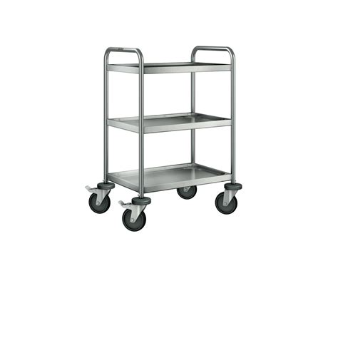 B.PRO SW 6 x 4-3, Servierwagen aus rostfreiem Edelstahl mit ...