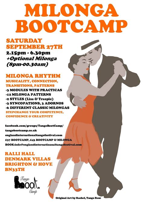 Milonga BootCamp, Intensive Immersion into Tangos most fun rhythm ...