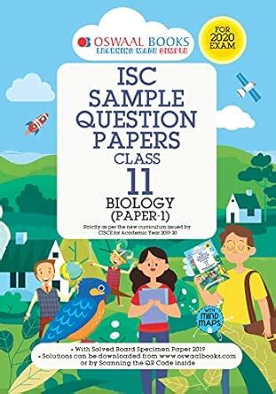 Amazon.in: Buy Oswaal ISC Sample Question Paper Class 11 Biology Book ...