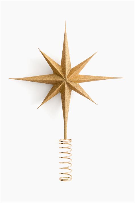 Christmas tree star - Gold-coloured - Home All | H&M IN
