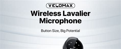 VELOMAX Wireless Mic for Youtubers, Noise Cancellation Wireless ...
