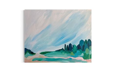 Modern Landscape Acrylic Painting Class, Euphoria Coffee, West Union ...