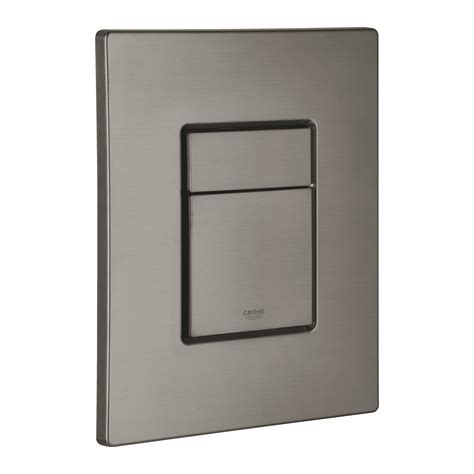 Grohe Brushed Hard Graphite Skate Cosmopolitan Flush Plate – Shankara ...