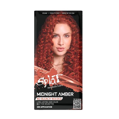 Splat Midnight Amber Semi-Permanent Hair Dye Kit Chile | Ubuy