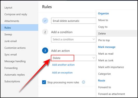 Image result for Automatically Delete Email