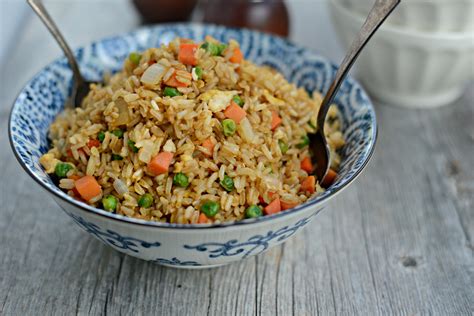 Easy Vegetable Fried Brown Rice with Egg - Simply Scratch