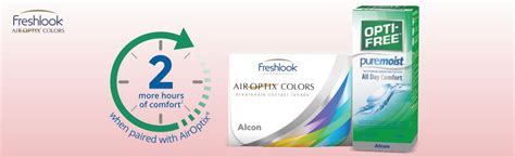 AirOptix Colors - Monthly Color Contact Lenses (-00.00, Pure Hazel ...