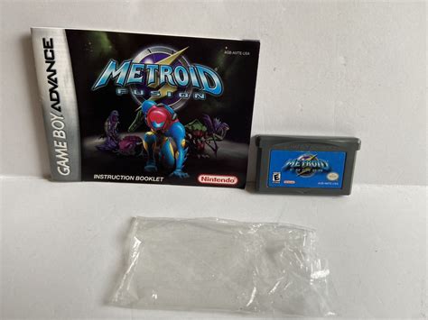 Metroid Fusion GBA cartridge, manual, baggie* Good Condition ...